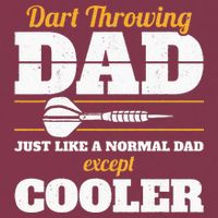 Dart Throwing Dad Dart Player Dart Club Father Darts 16oz Travel Tumbler
