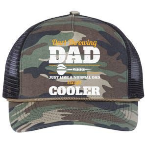 Dart Throwing Dad Dart Player Dart Club Father Darts Retro Rope Trucker Hat Cap