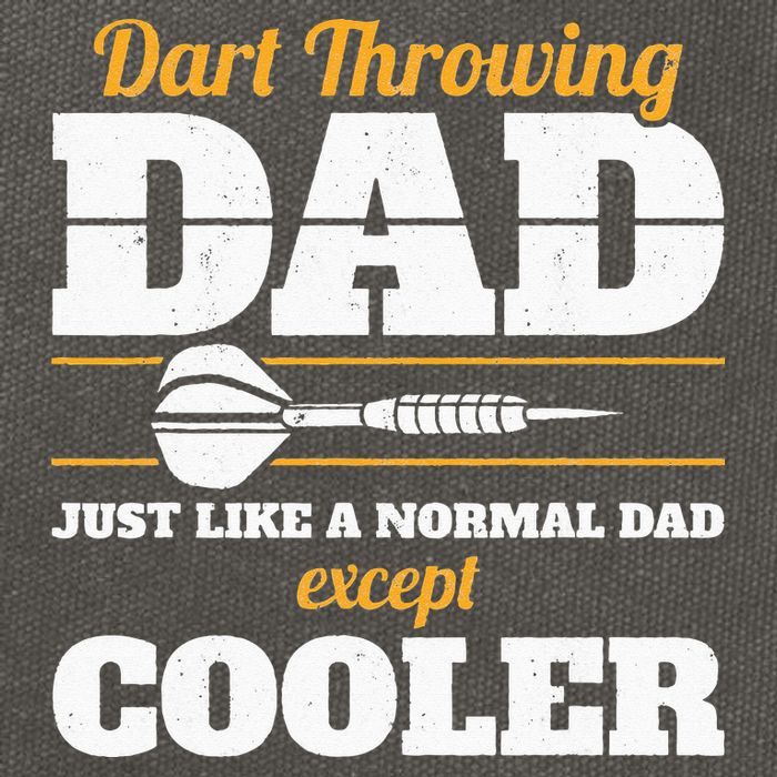 Dart Throwing Dad Dart Player Dart Club Father Darts Cotton Canvas Backpack