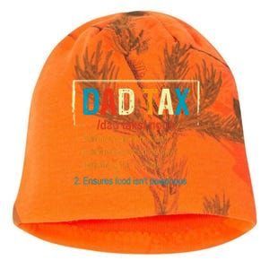 Dad Tax Definition Funny Father's Day Men Gift Kati - Camo Knit Beanie