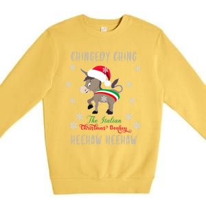 Dominick The Donkey Italian Classic Premium Crewneck Sweatshirt