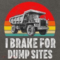 Dump Truck Driver Operator Dumping Truck Trailer Cotton Canvas Backpack