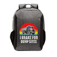 Dump Truck Driver Operator Dumping Truck Trailer Vector Backpack