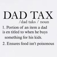 Dad Tax Definition Funny Daddy Family 11oz C Handle Ceramic Mug