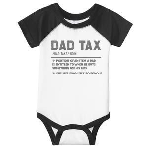 Dad Tax Definition Funny FatherS Day Infant Baby Jersey Bodysuit