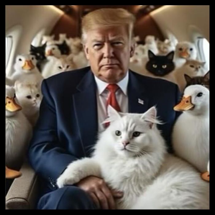 Donald Trump Duck Cat Vote 2024 Cooling Performance Crew T-Shirt