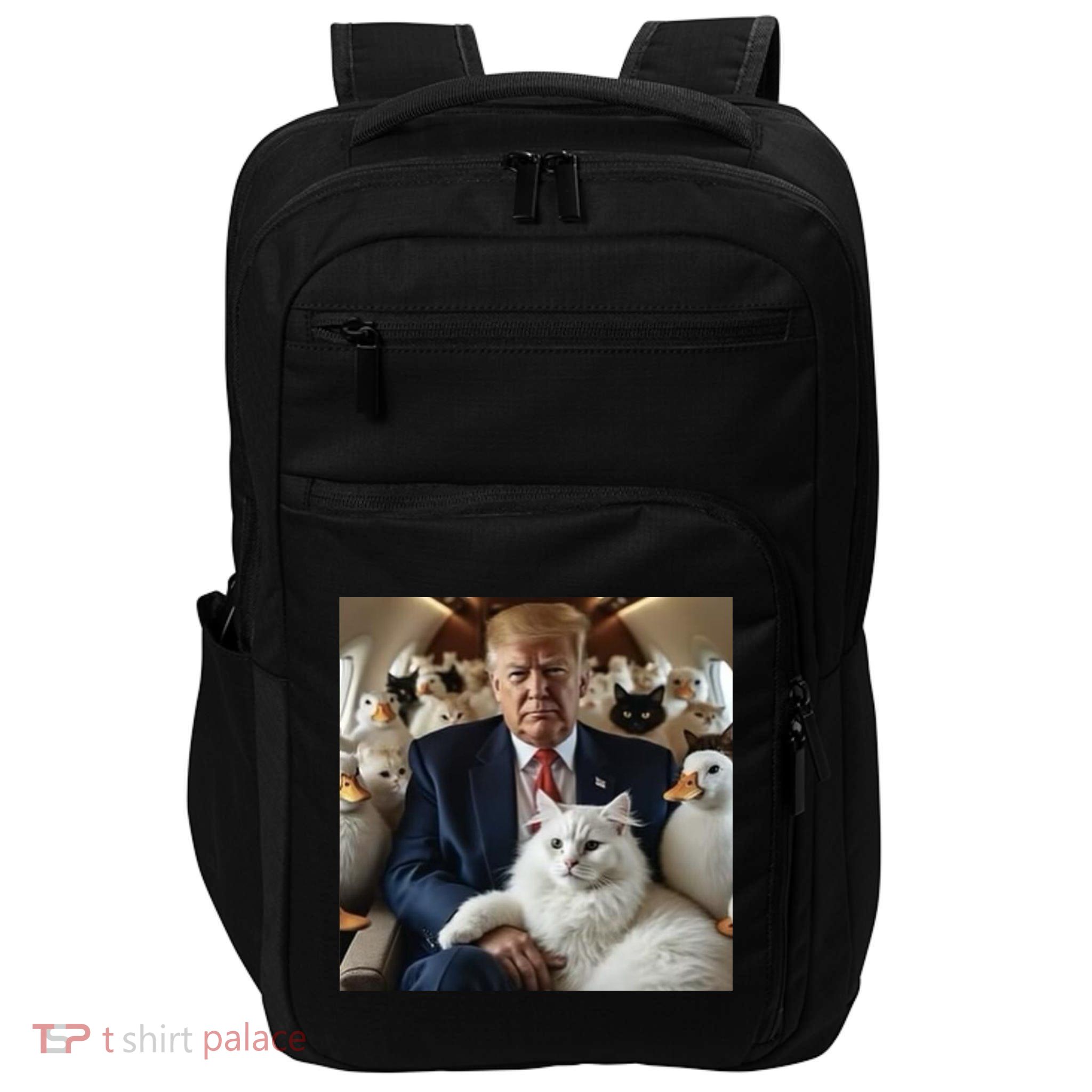 Donald Trump Duck Cat Vote 2024 Impact Tech Backpack