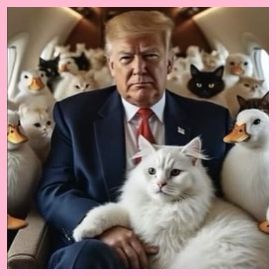 Donald Trump Duck Cat Vote 2024 T-Shirt