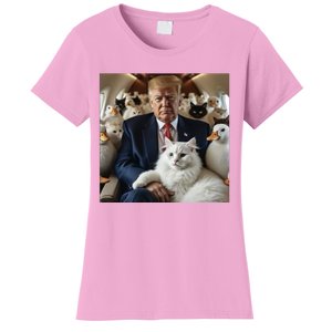 Donald Trump Duck Cat Vote 2024 Women's T-Shirt