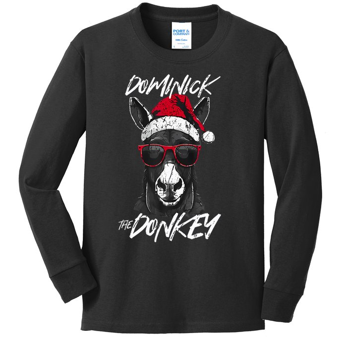 Dominick The Donkey Kids Long Sleeve Shirt