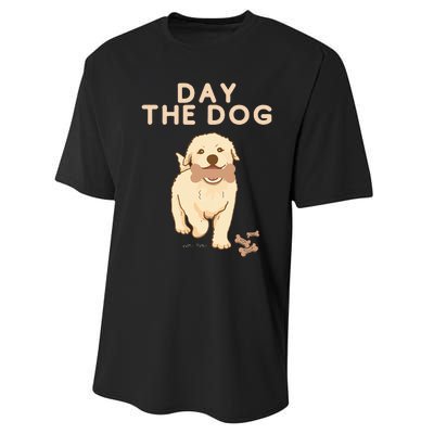 Day the Dog Performance Sprint T-Shirt