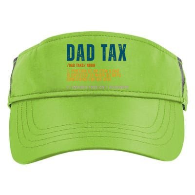 Dad Tax Definition Funny Fathers Day Adult Drive Performance Visor