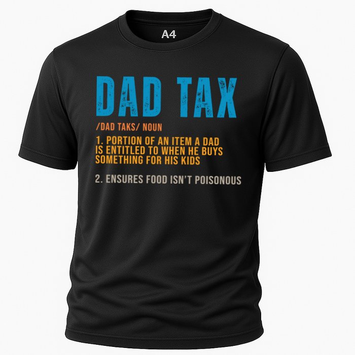 Dad Tax Definition Funny Fathers Day Cooling Performance Crew T-Shirt