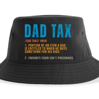 Dad Tax Definition Funny Fathers Day Sustainable Bucket Hat