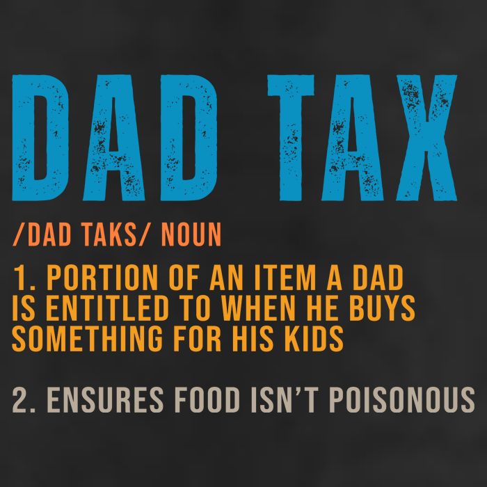 Dad Tax Definition Funny Fathers Day Adult Drive Performance Visor