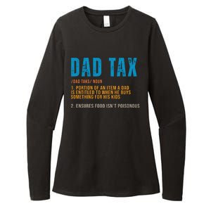 Dad Tax Definition Funny Fathers Day Womens CVC Long Sleeve Shirt