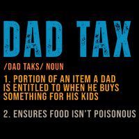 Dad Tax Definition Funny Fathers Day Ladies Essential Flowy Tank