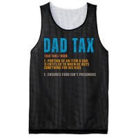 Dad Tax Definition Funny Fathers Day Mesh Reversible Basketball Jersey Tank