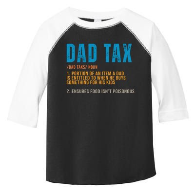 Dad Tax Definition Funny Fathers Day Toddler Fine Jersey T-Shirt