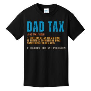 Dad Tax Definition Funny Fathers Day Kids T-Shirt