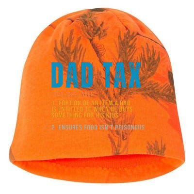 Dad Tax Definition Funny Fathers Day Kati - Camo Knit Beanie