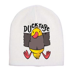 Duck Tape Short Acrylic Beanie