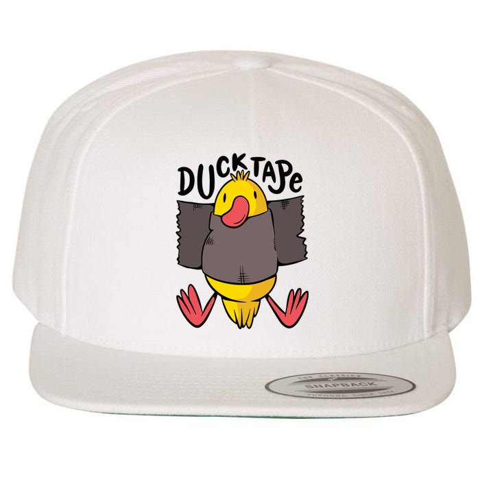 Duck Tape Wool Snapback Cap