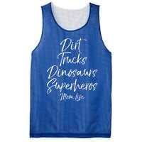 Dirt Trucks Dinosaurs Superheros Mom Life Meaningful Gift For Mom Mesh Reversible Basketball Jersey Tank