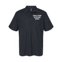 Donald Trump Did Nothing Wrong Softstyle Adult Sport Polo