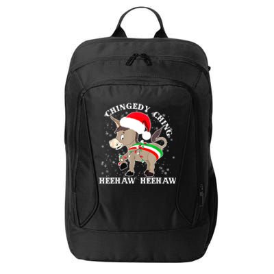 Dominick The Donkey Chingedy Ching Italian Christmas Donkey City Backpack