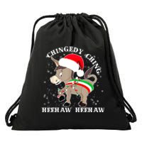 Dominick The Donkey Chingedy Ching Italian Christmas Donkey Drawstring Bag