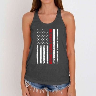 Delivery Truck Driver Funny Women's Knotted Racerback Tank