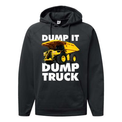 Dump Truck Performance Fleece Hoodie