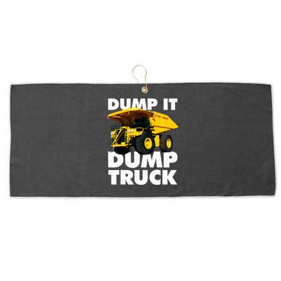 Dump Truck Large Microfiber Waffle Golf Towel