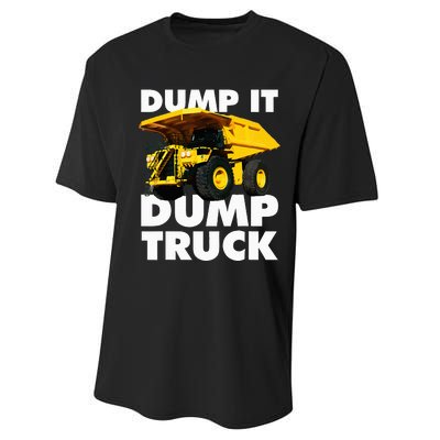 Dump Truck Performance Sprint T-Shirt