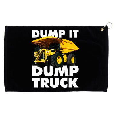 Dump Truck Grommeted Golf Towel