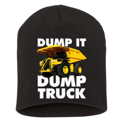 Dump Truck Short Acrylic Beanie