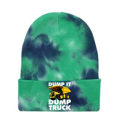 Dump Truck Tie Dye 12in Knit Beanie