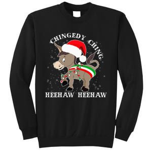 Dominick The Donkey Chingedy Ching Italian Christmas Donkey Sweatshirt