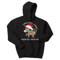 Dominick The Donkey Chingedy Ching Italian Christmas Donkey Kids Hoodie