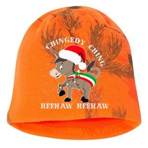 Dominick The Donkey Chingedy Ching Italian Christmas Donkey Kati - Camo Knit Beanie