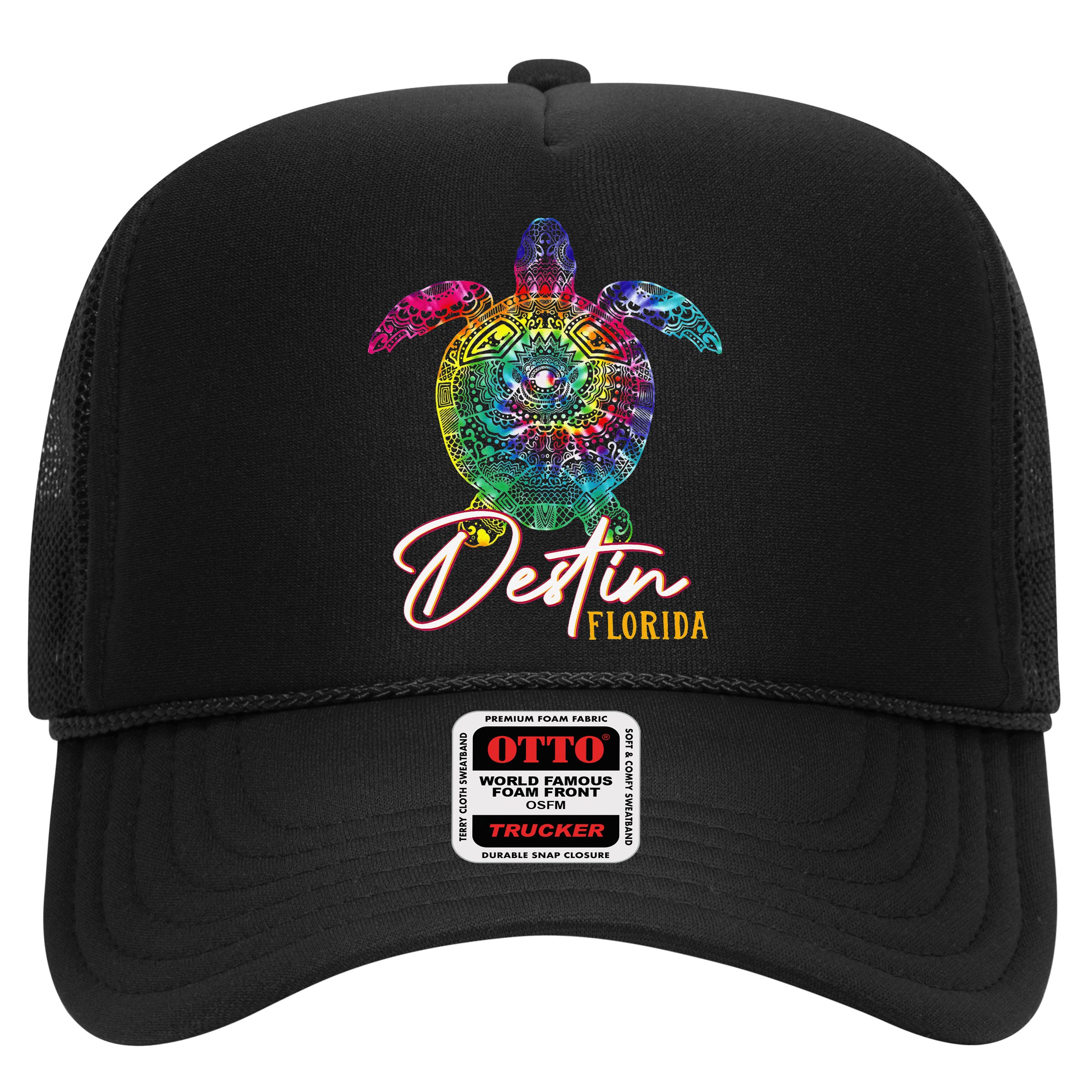 Destin Tie Dye Sea Turtle Florida Matching Family Vacation Hat