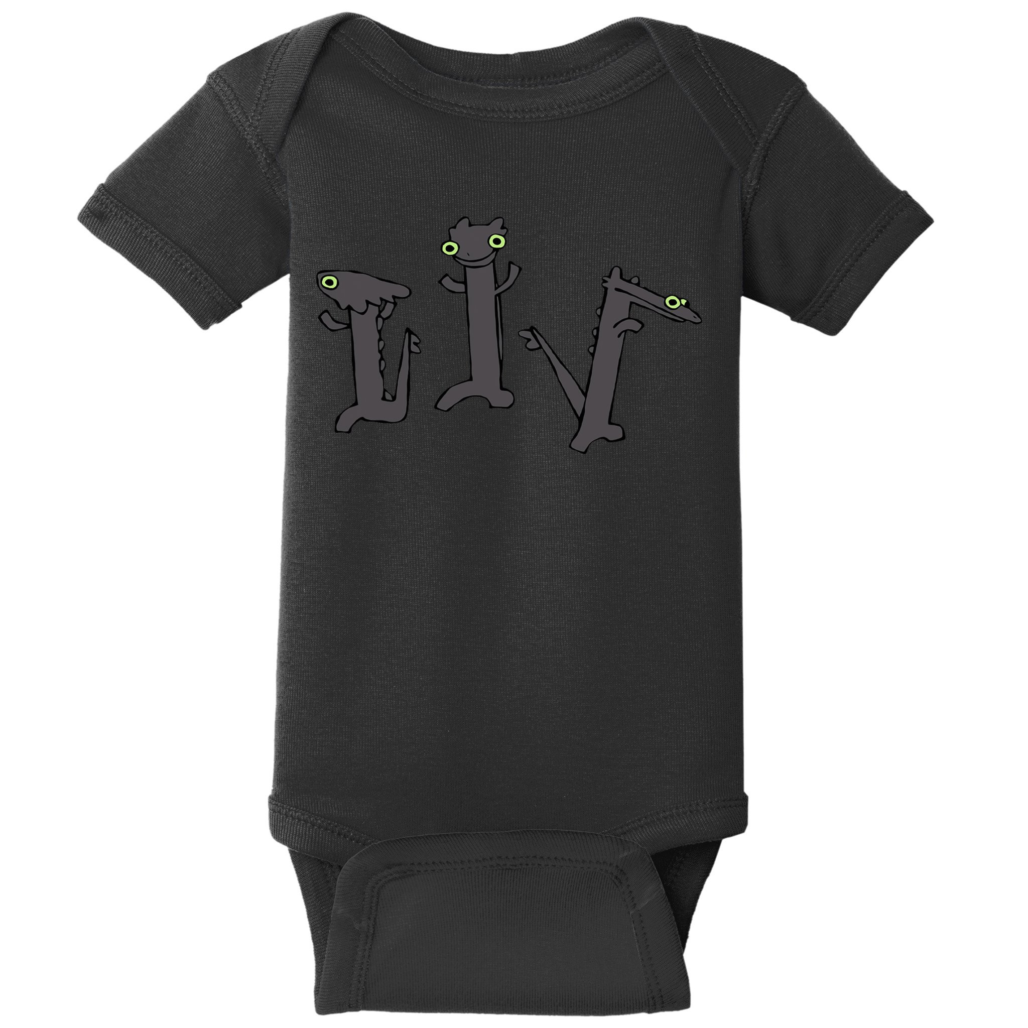Dancing Toothless Dragon Funny Meme Baby Bodysuit