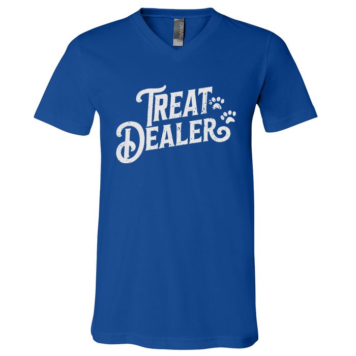 Dog Treat Dealer V-Neck T-Shirt