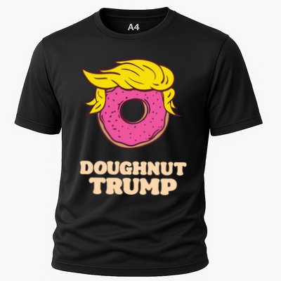Donald Trump Doughnut Funny Humor Pun Donut Lover Performance Shirt