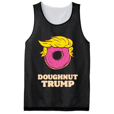 Donald Trump Doughnut Funny Humor Pun Donut Lover Mesh Reversible Basketball Jersey Tank