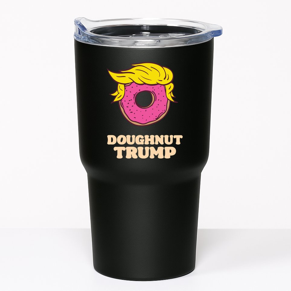 Donald Trump Doughnut Funny Humor Pun Donut Lover Tumbler