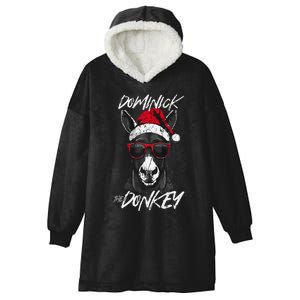 Dominick The Donkey Gift Hooded Wearable Blanket