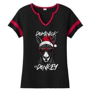 Dominick The Donkey Ladies Halftime Notch Neck Tee