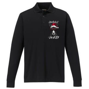 Dominick The Donkey Performance Long Sleeve Polo